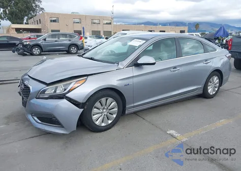 2016 Hyundai Sonata Hybrid Se z USA, uszkodzony, nr VIN KMHE24L17GA019012